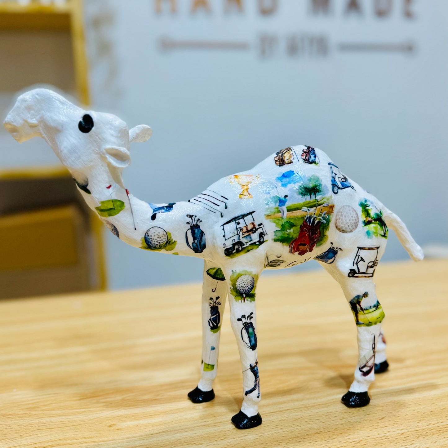Customized Camel for a Golf Player