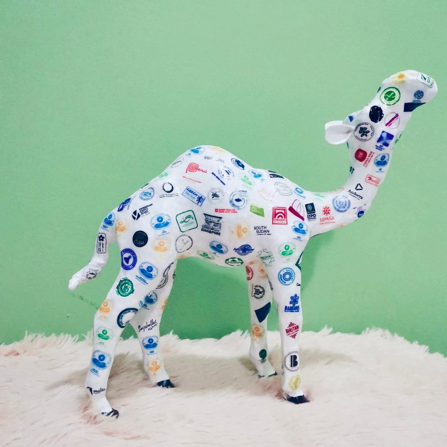 Expo 2020 Country Stamps Camel – A Global Celebration of Innovation and Culture