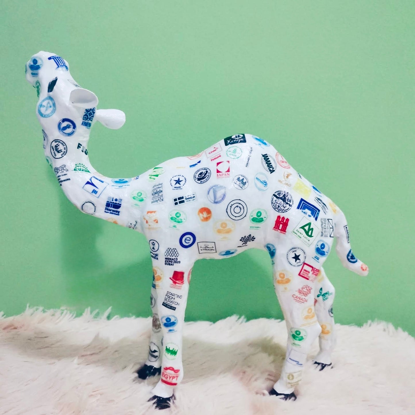 Expo 2020 Country Stamps Camel – A Global Celebration of Innovation and Culture