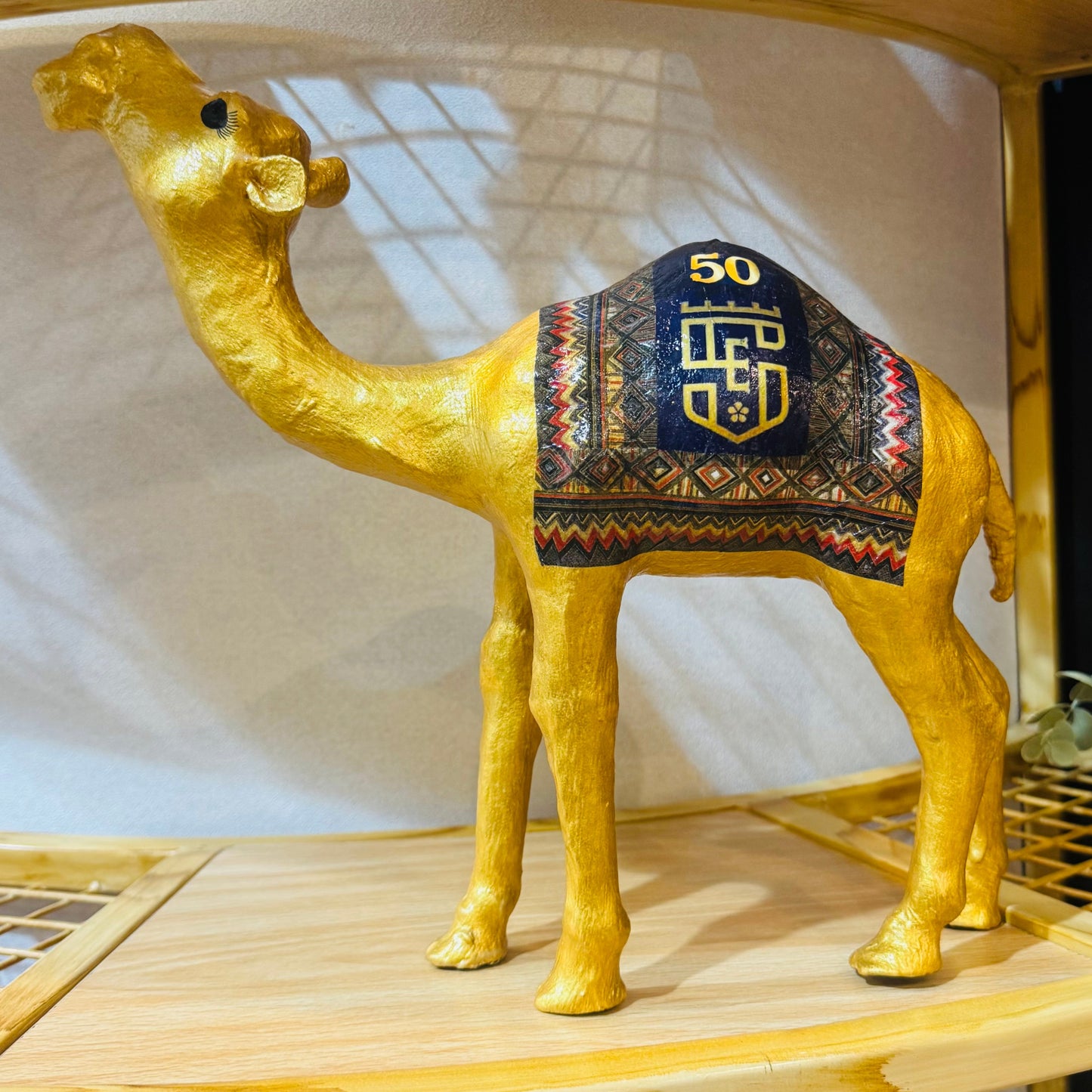 School 50th Anniversary Logo Camel