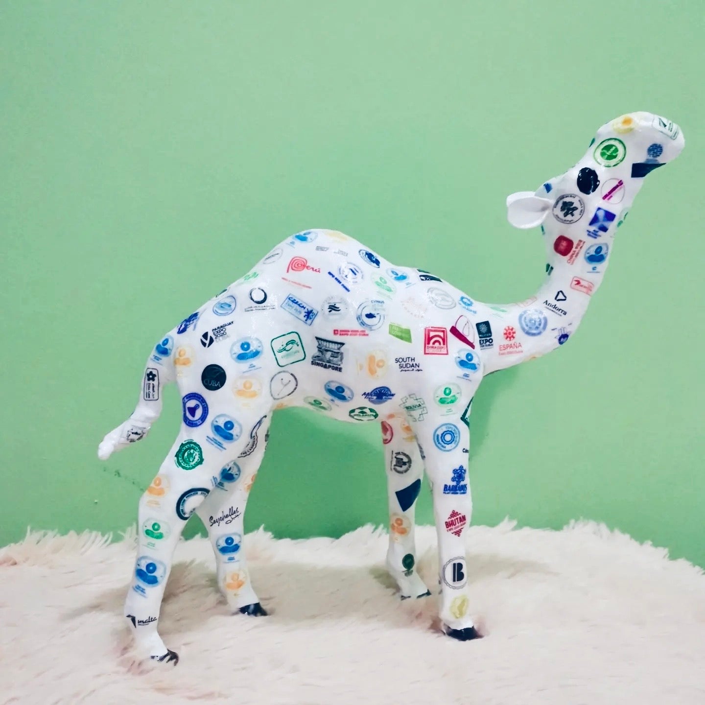 Expo 2020 Country Stamps Camel – A Global Celebration of Innovation and Culture