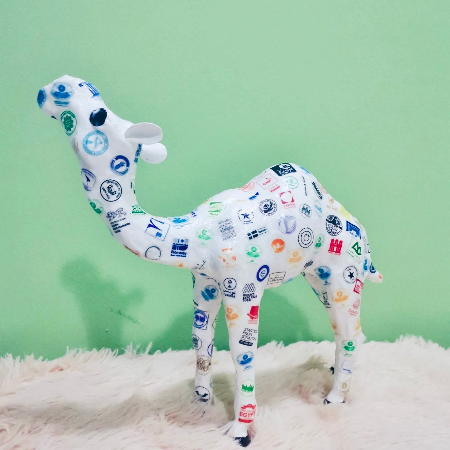 Expo 2020 Country Stamps Camel – A Global Celebration of Innovation and Culture
