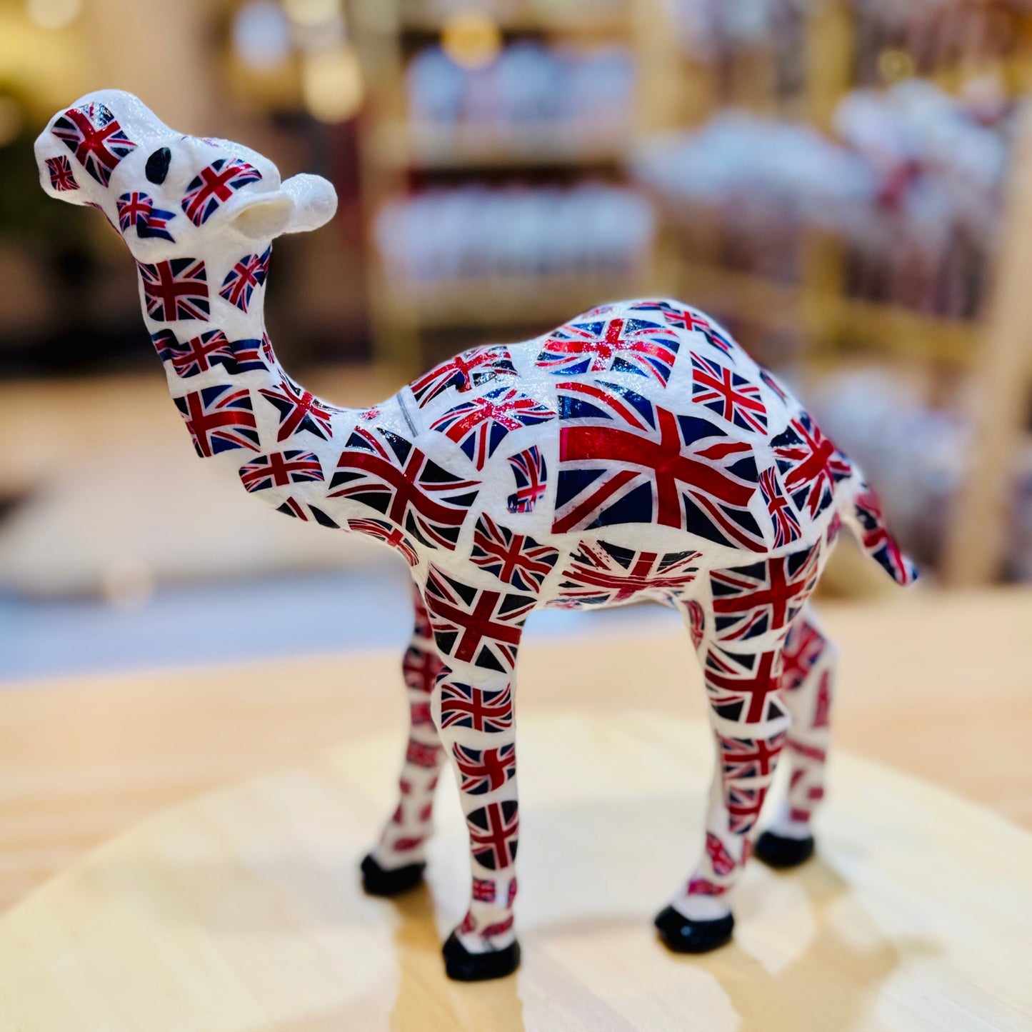 UK flag camel
