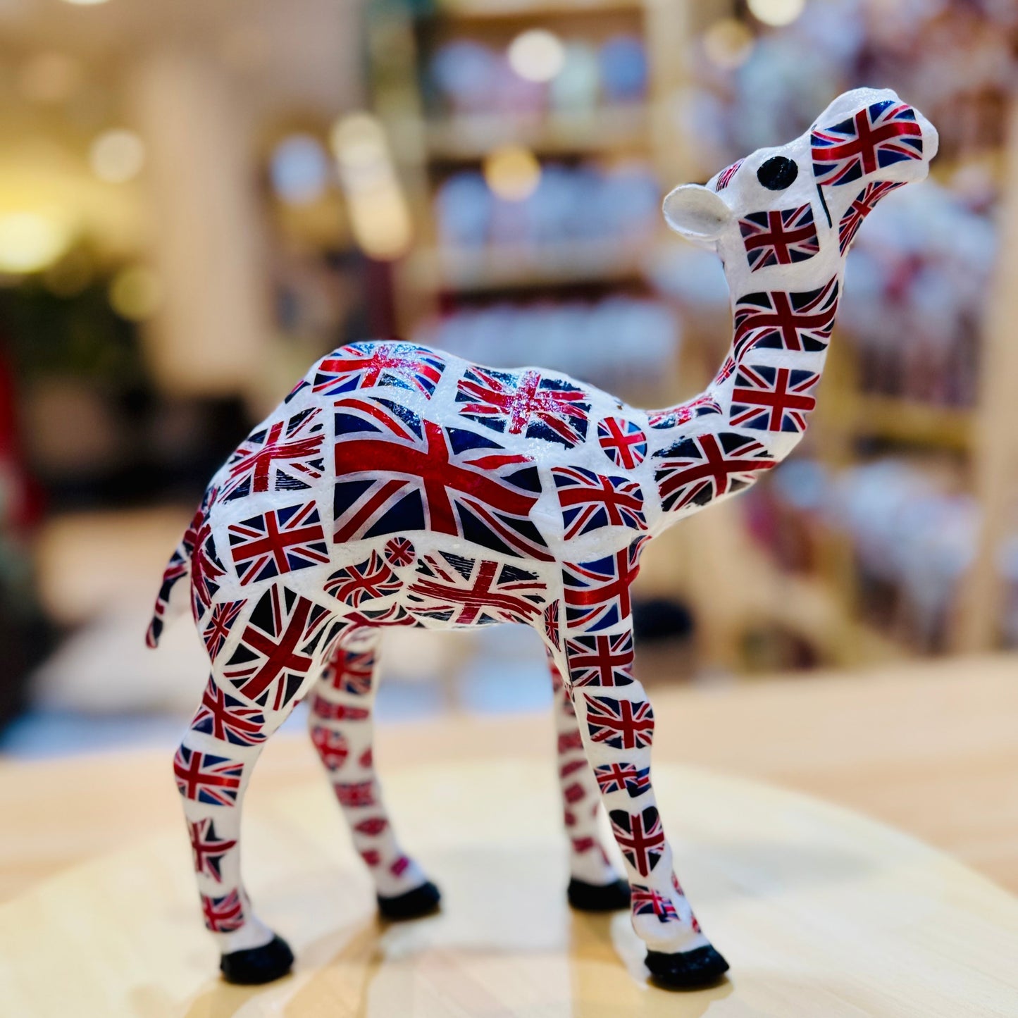 UK flag camel