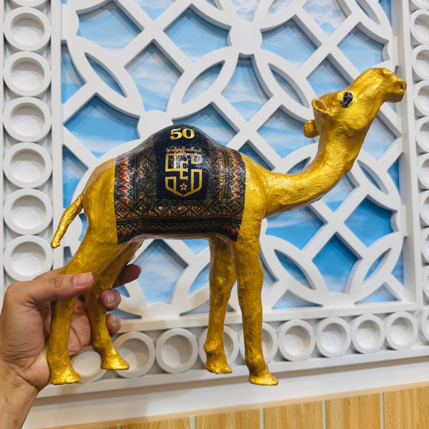 School 50th Anniversary Logo Camel