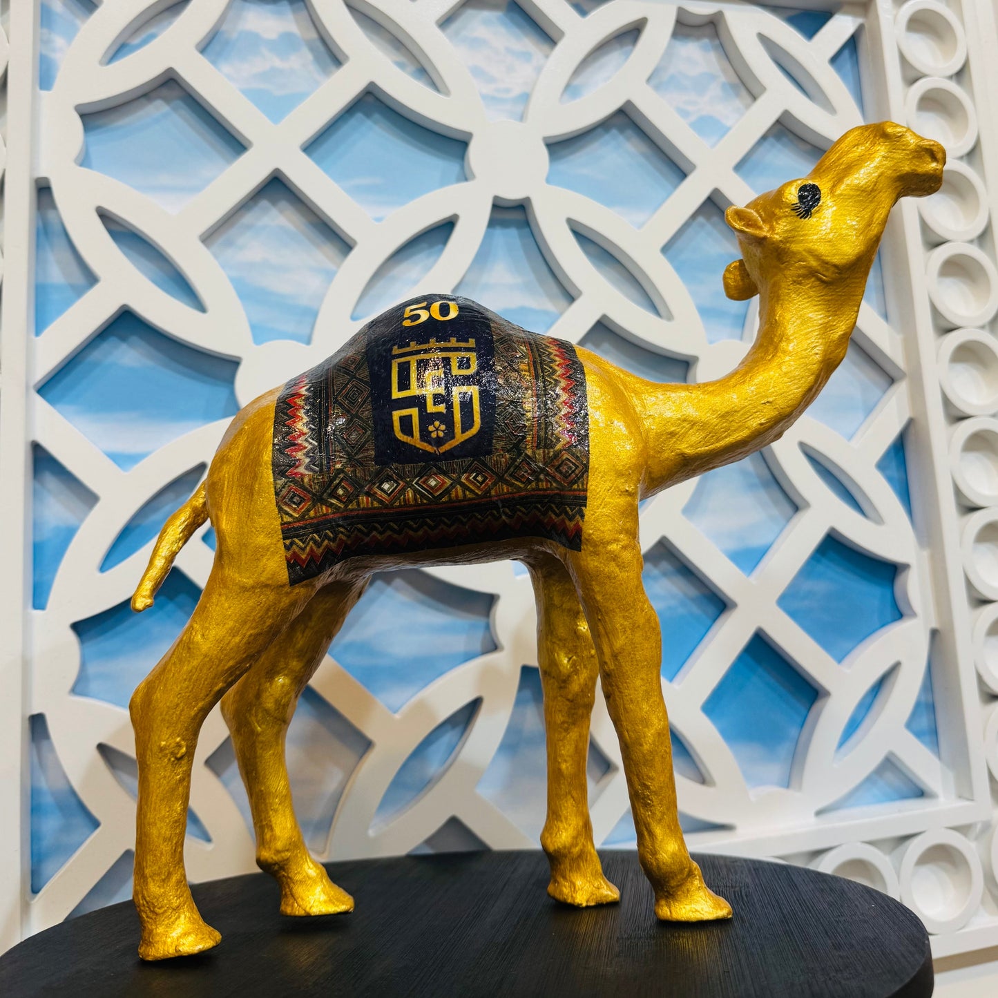 School 50th Anniversary Logo Camel