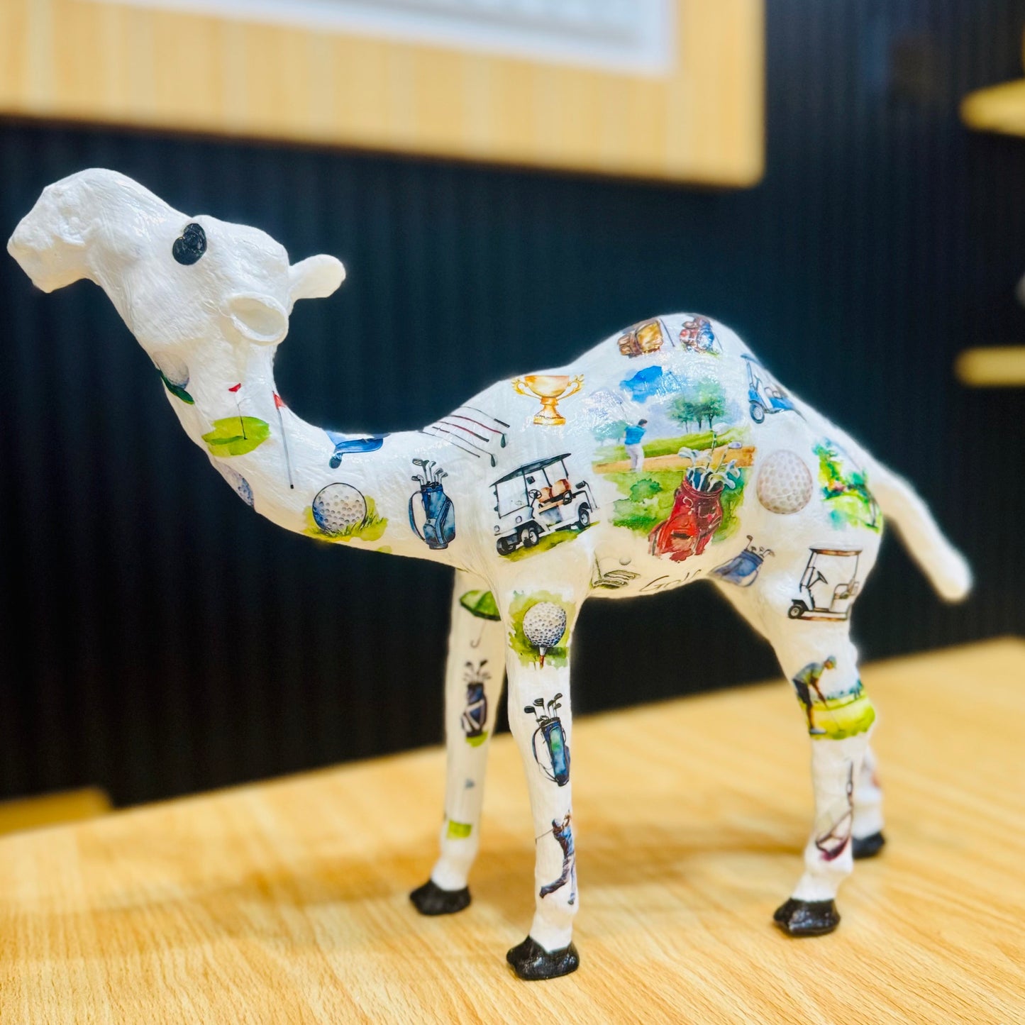 Customized Camel for a Golf Player