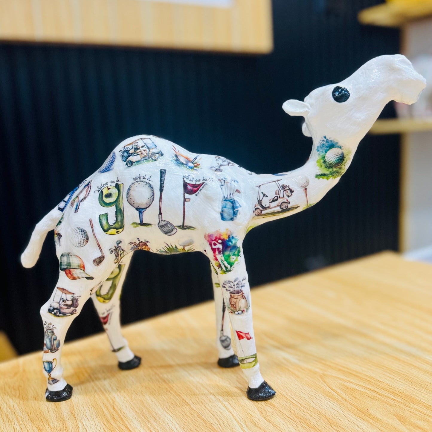 Customized Camel for a Golf Player