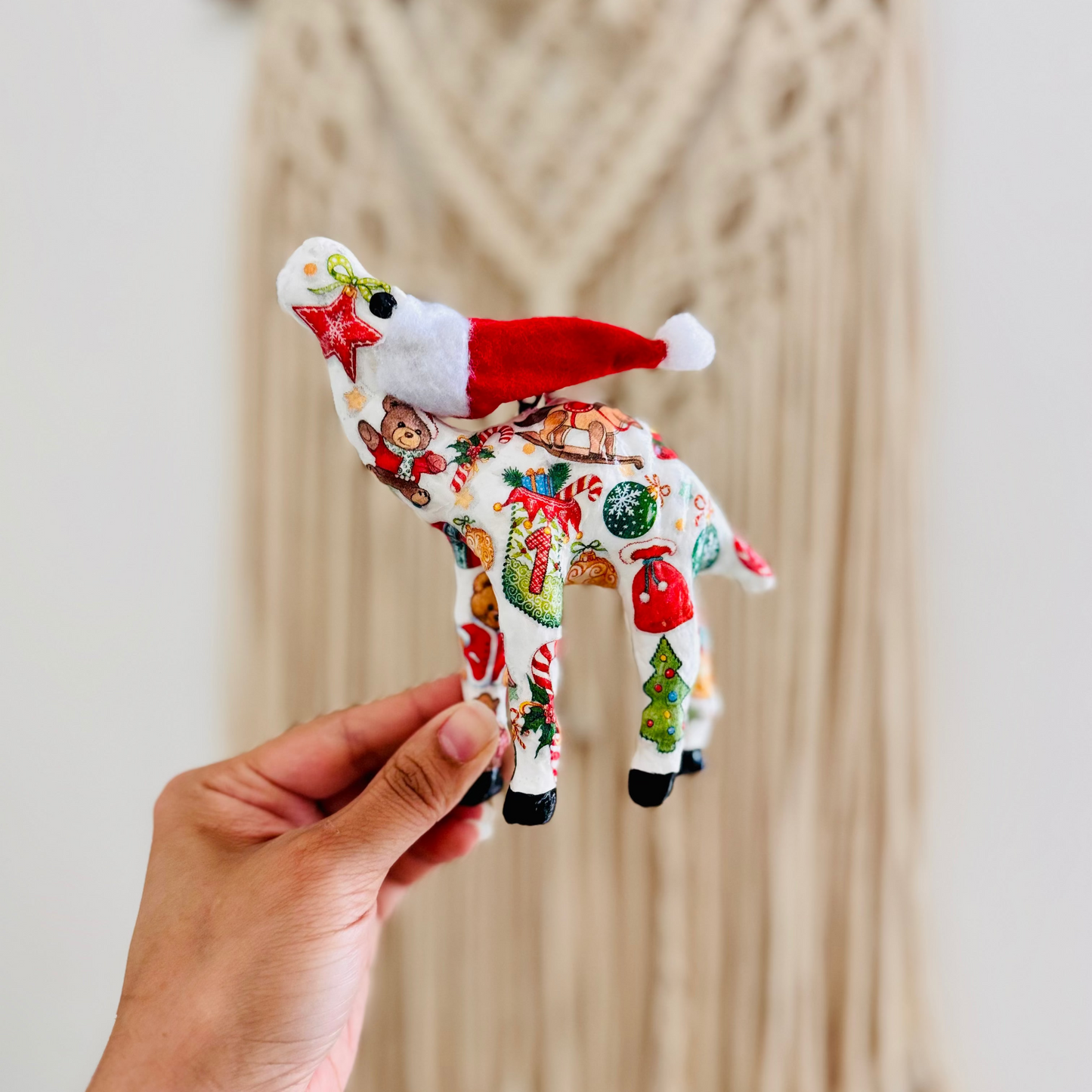 Handmade ornamental camel: Tree ornaments design