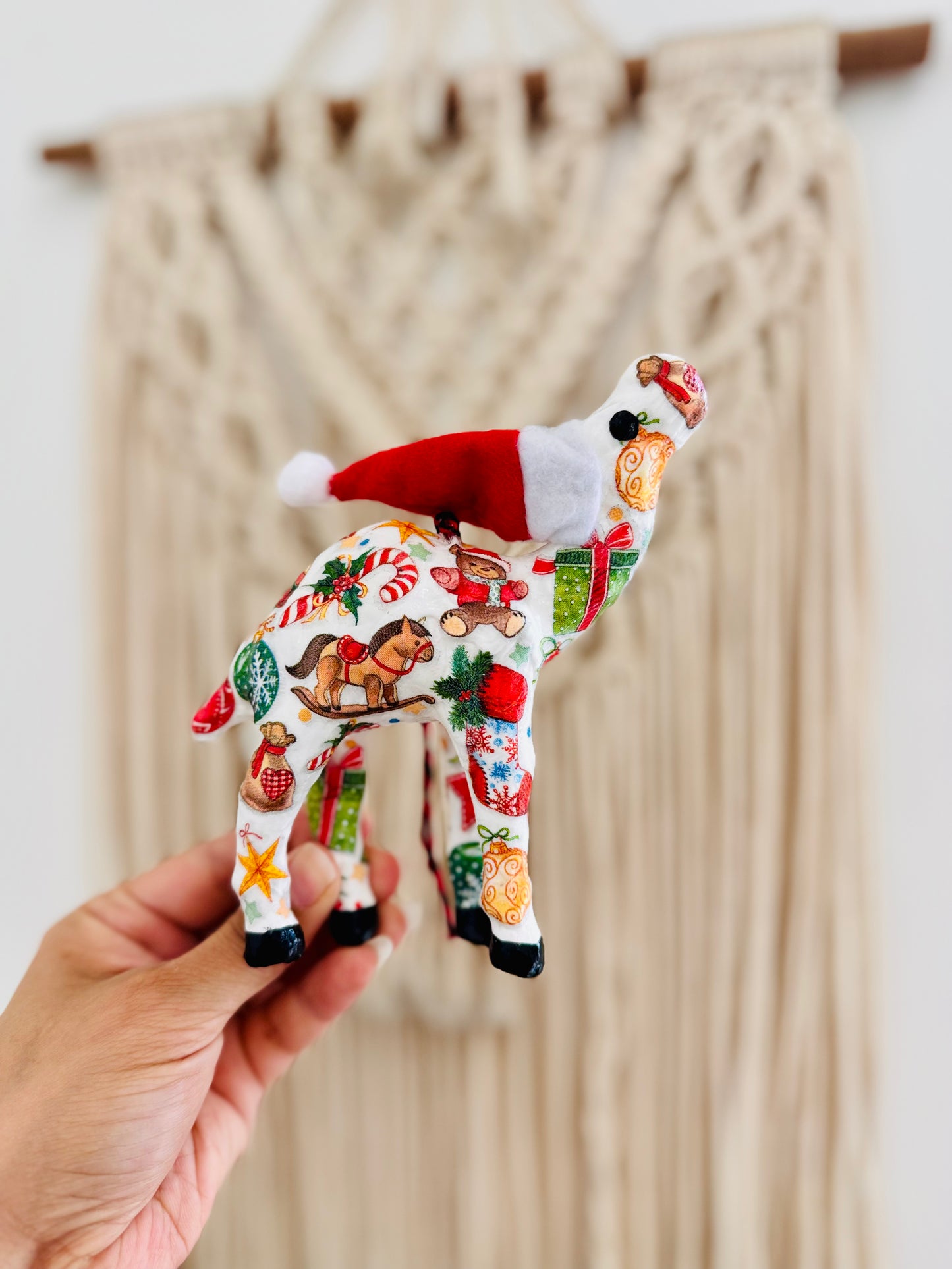 Handmade ornamental camel: Tree ornaments design