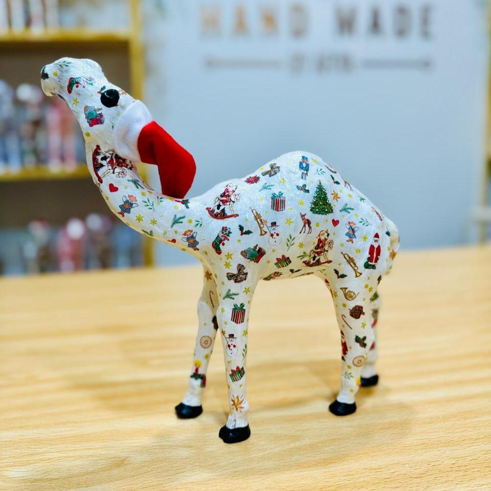 Handmade Camel with Christmas Tree Ornaments - Christmas Decoration & Gift