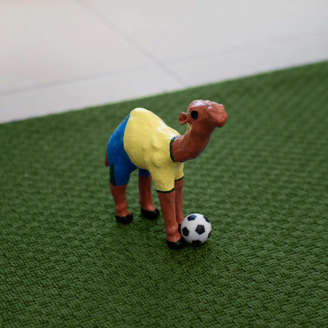 Handcrafted Football Jersey Camel | Personalized Football Fan Gift & Team-Inspired Camel