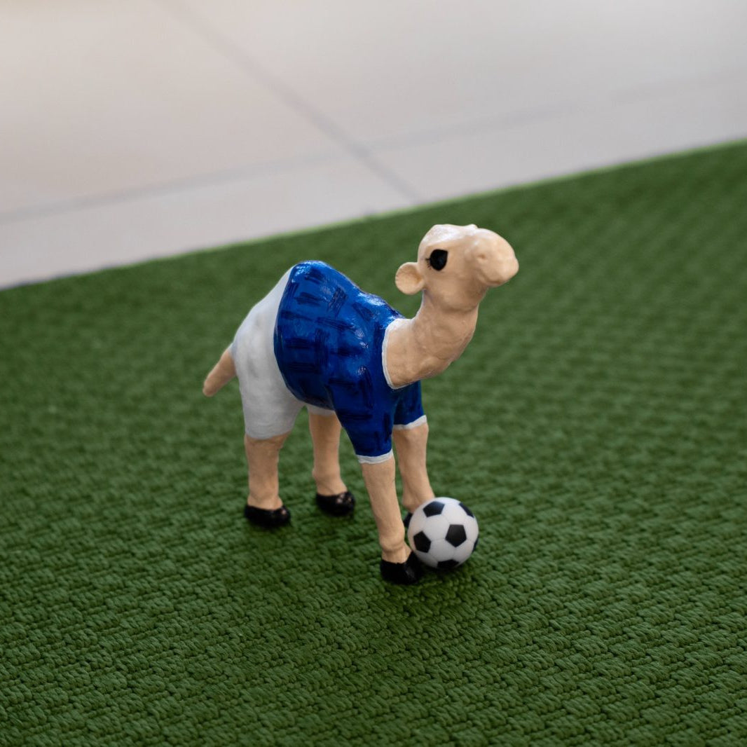 Handcrafted Football Jersey Camel | Personalized Football Fan Gift & Team-Inspired Camel