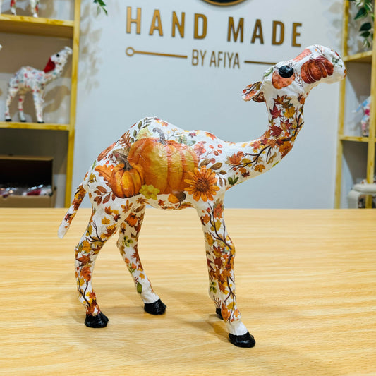 Handmade Autumn Vibes Camel - Seasonal Decoration & Gift