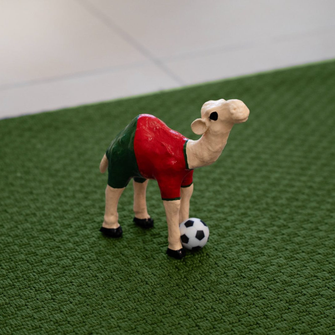 Handcrafted Football Jersey Camel | Personalized Football Fan Gift & Team-Inspired Camel
