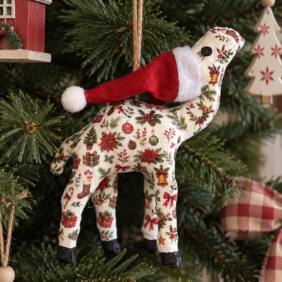 Handmade Classic Christmas Camel Ornament | Vintage Festive Collection