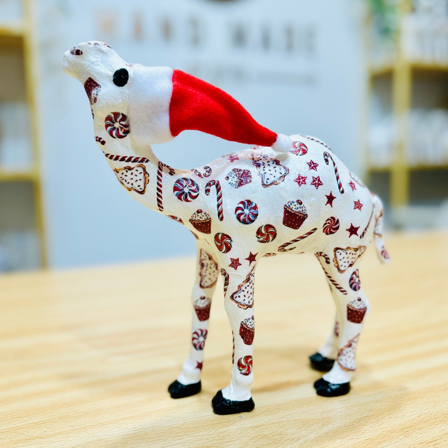 Handmade Christmas Santa Camel with Christmas Candies - Unique Souvenir & Gift