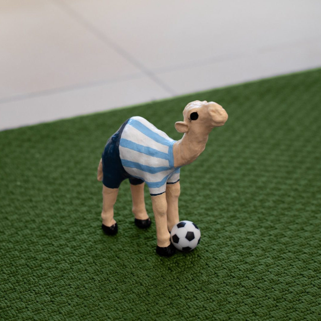 Handcrafted Football Jersey Camel | Personalized Football Fan Gift & Team-Inspired Camel