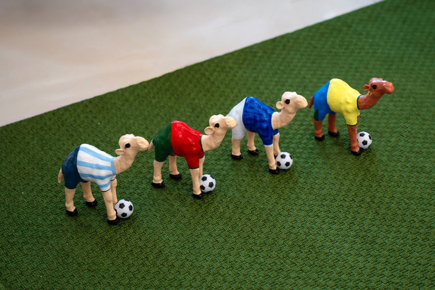 Handcrafted Football Jersey Camel | Personalized Football Fan Gift & Team-Inspired Camel