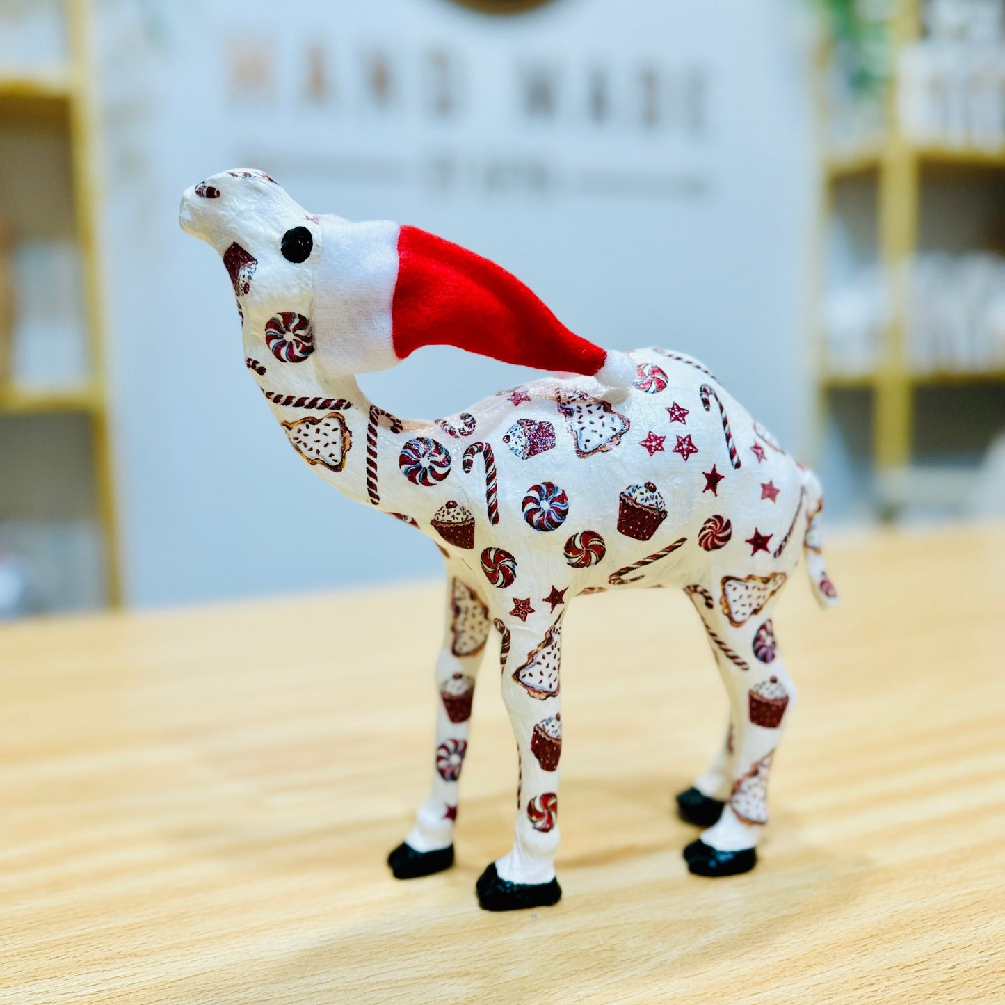 Handmade Christmas Santa Camel with Christmas Candies - Unique Souvenir & Gift