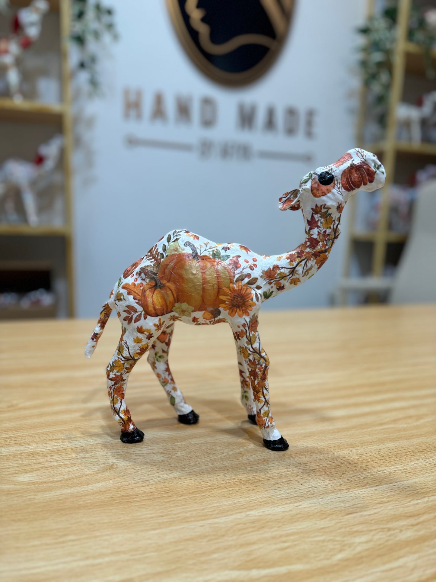 Handmade Autumn Vibes Camel - Seasonal Decoration & Gift