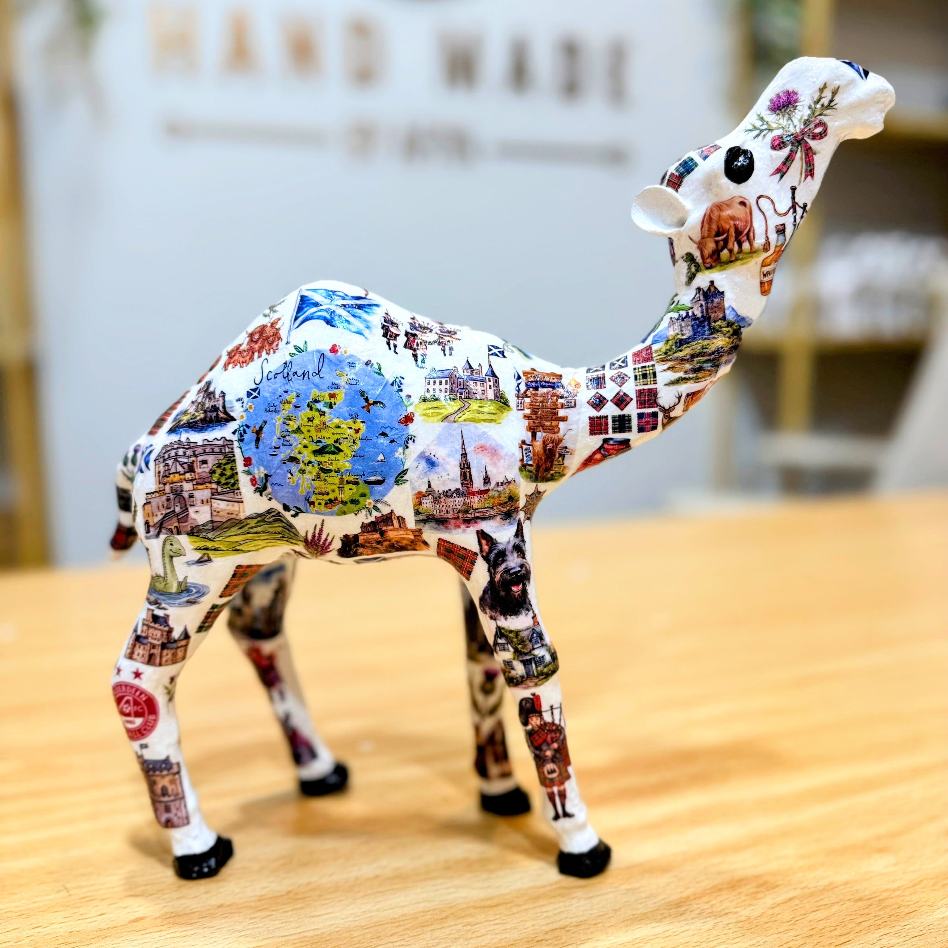 Handmade Scottish Camel – Scotland Souvenir Gift – handmadebyafiya