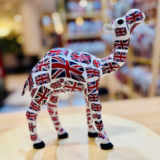 UK flag camel