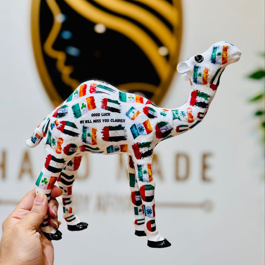UAE & IRELAND Flag Camel