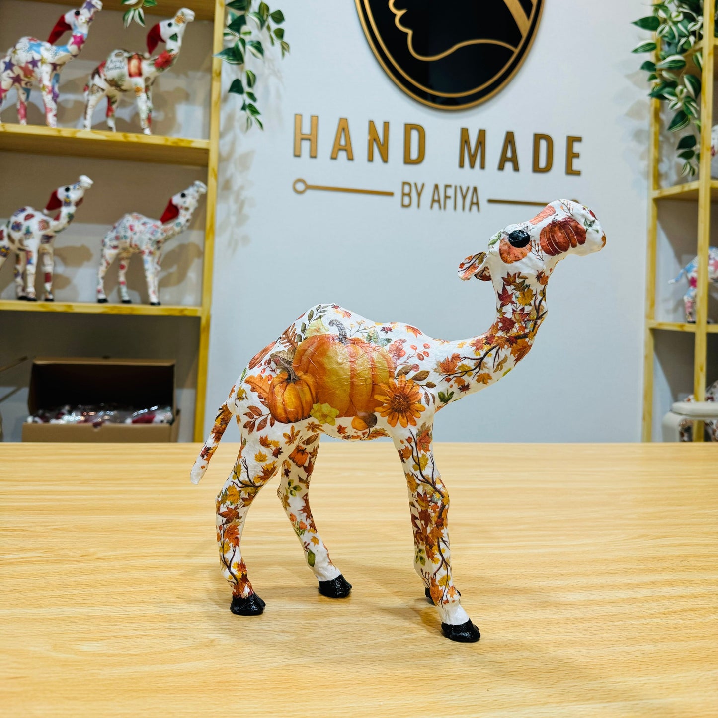 Handmade Autumn Vibes Camel - Seasonal Decoration & Gift