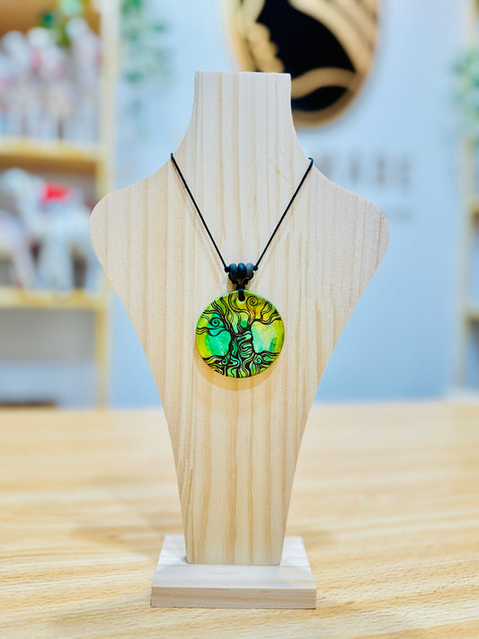 Hand Painted Clay pendant Ornament #1