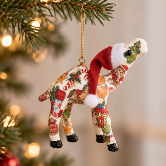 Handmade ornamental camel: Tree ornaments design