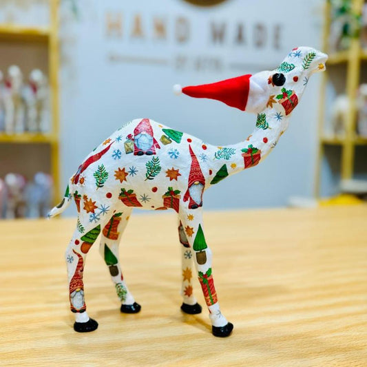 Handmade Camel with Gnomes and Gifts Pattern - Christmas Decoration & Gift