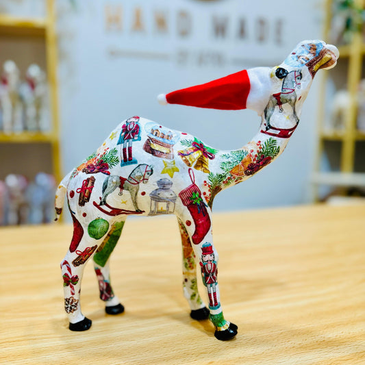 Handmade Camel with Vintage Ornaments - Christmas Decoration & Gift