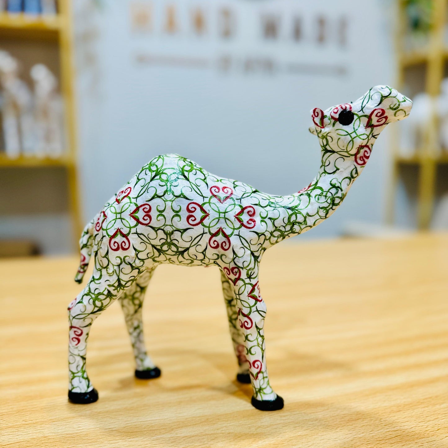 Handmade Camel - The Emerald Oasis - Unique Decoration & Gift