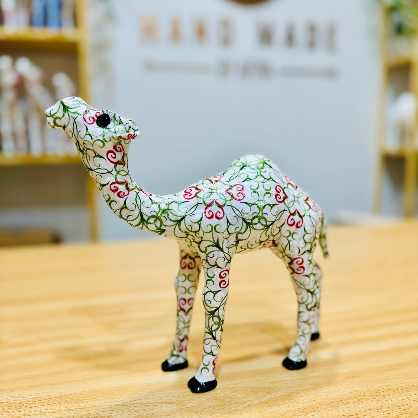 Handmade Camel - The Emerald Oasis - Unique Decoration & Gift