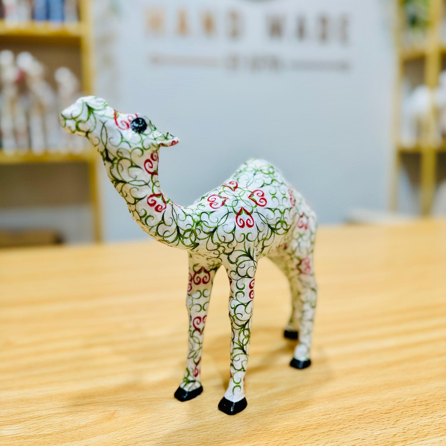 Handmade Camel - The Emerald Oasis - Unique Decoration & Gift