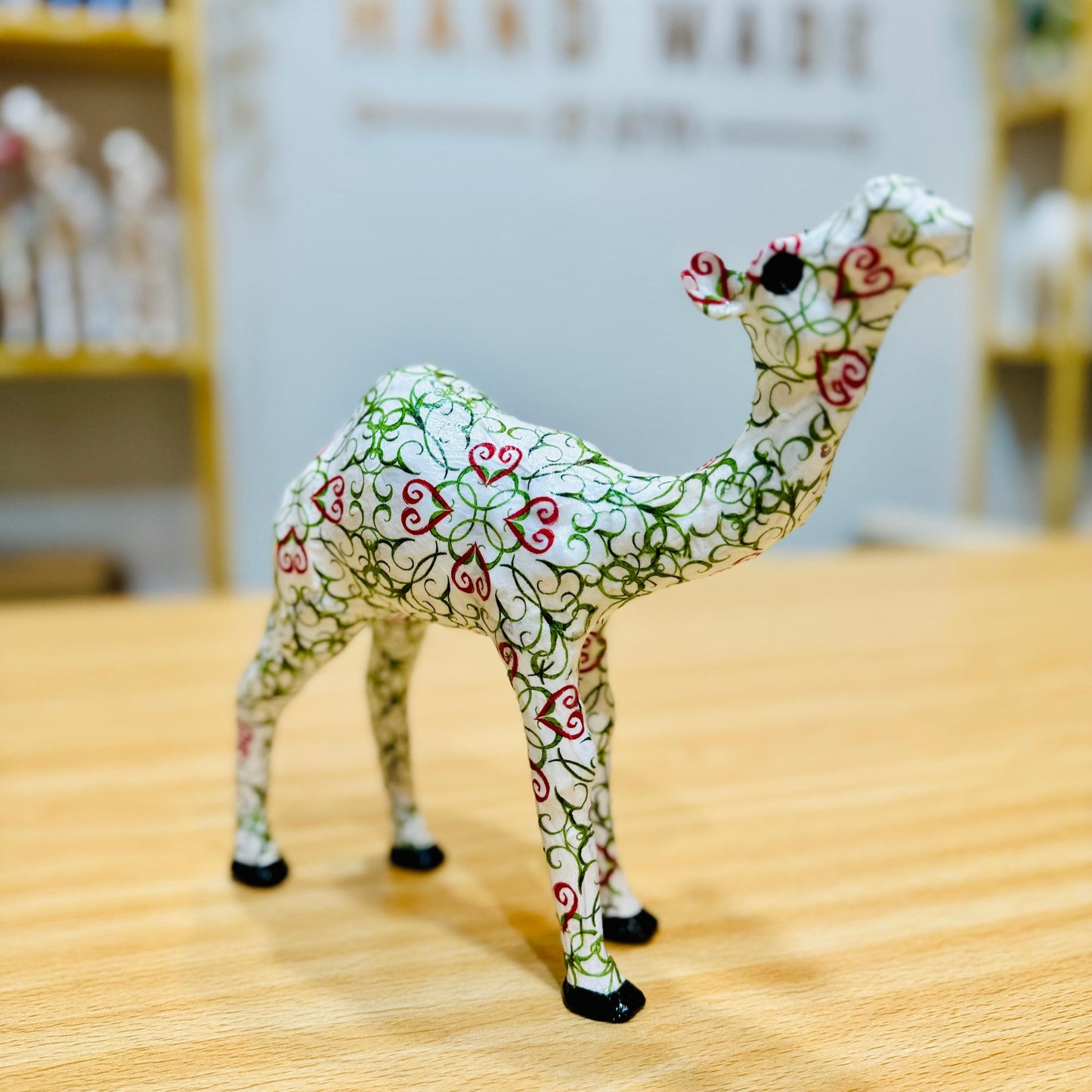 Handmade Camel - The Emerald Oasis - Unique Decoration & Gift