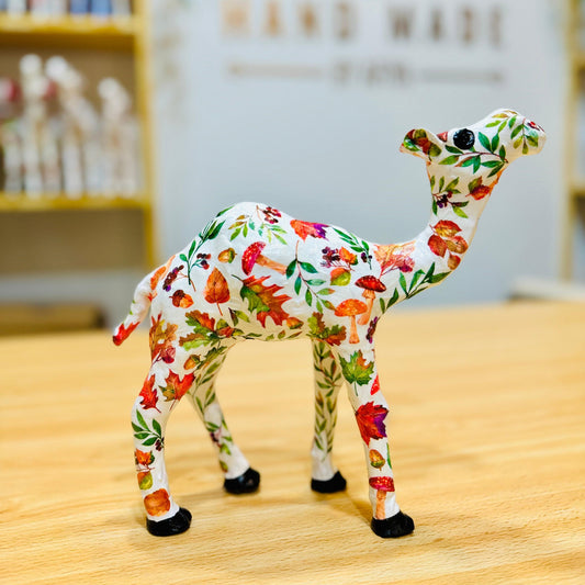 Handmade Camel with Enchanted Autumn Design - Unique Souvenir & Gift