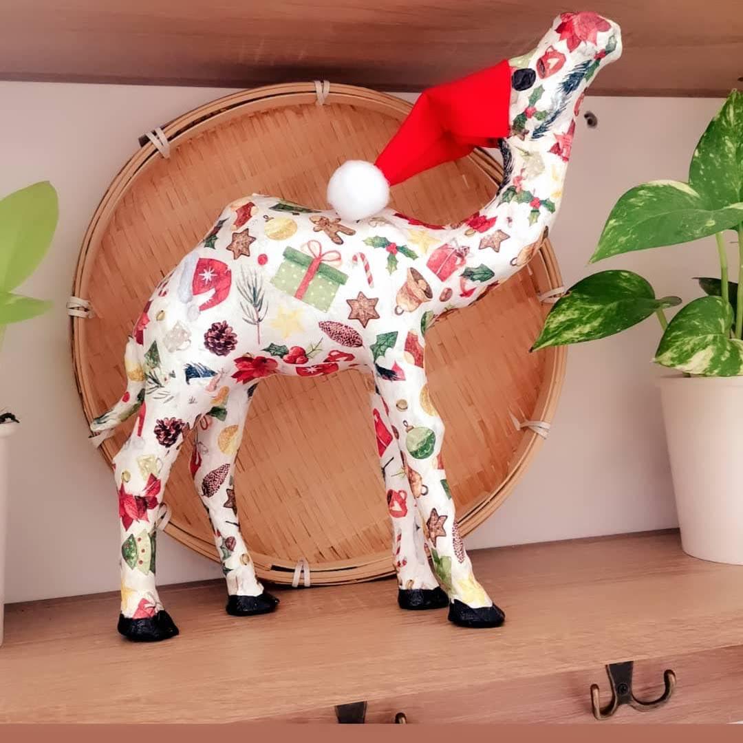 Handmade Camel with Christmas Collections - Christmas Decoration & Gift