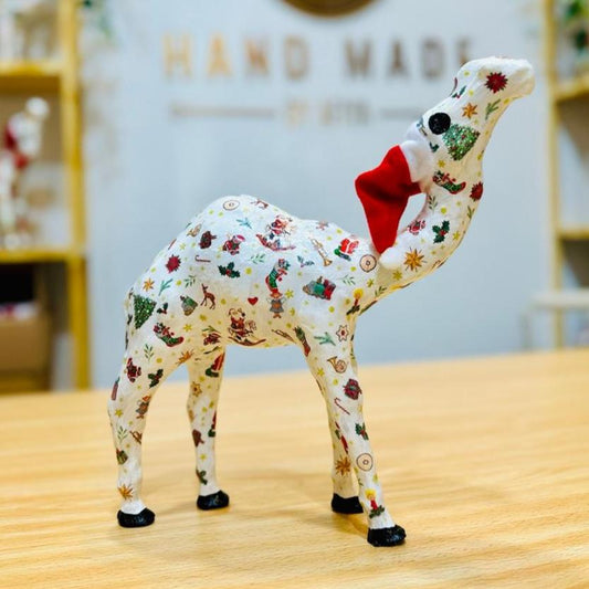 Handmade Camel with Christmas Tree Ornaments - Christmas Decoration & Gift