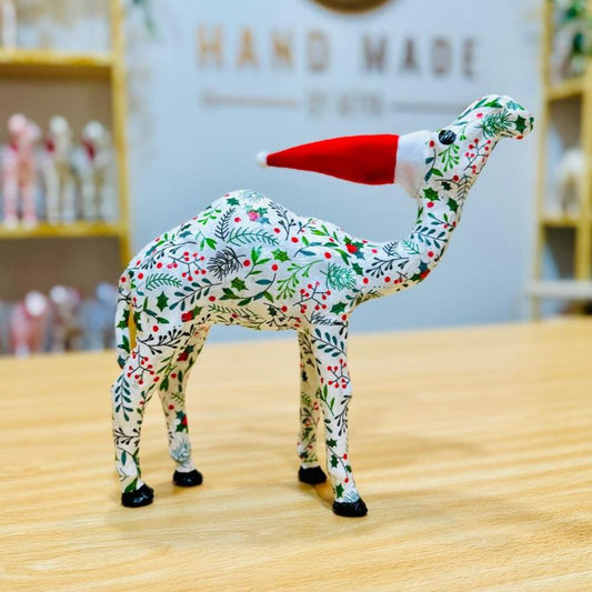 Handmade Camel with Christmas Berries - Christmas Decoration & Gift