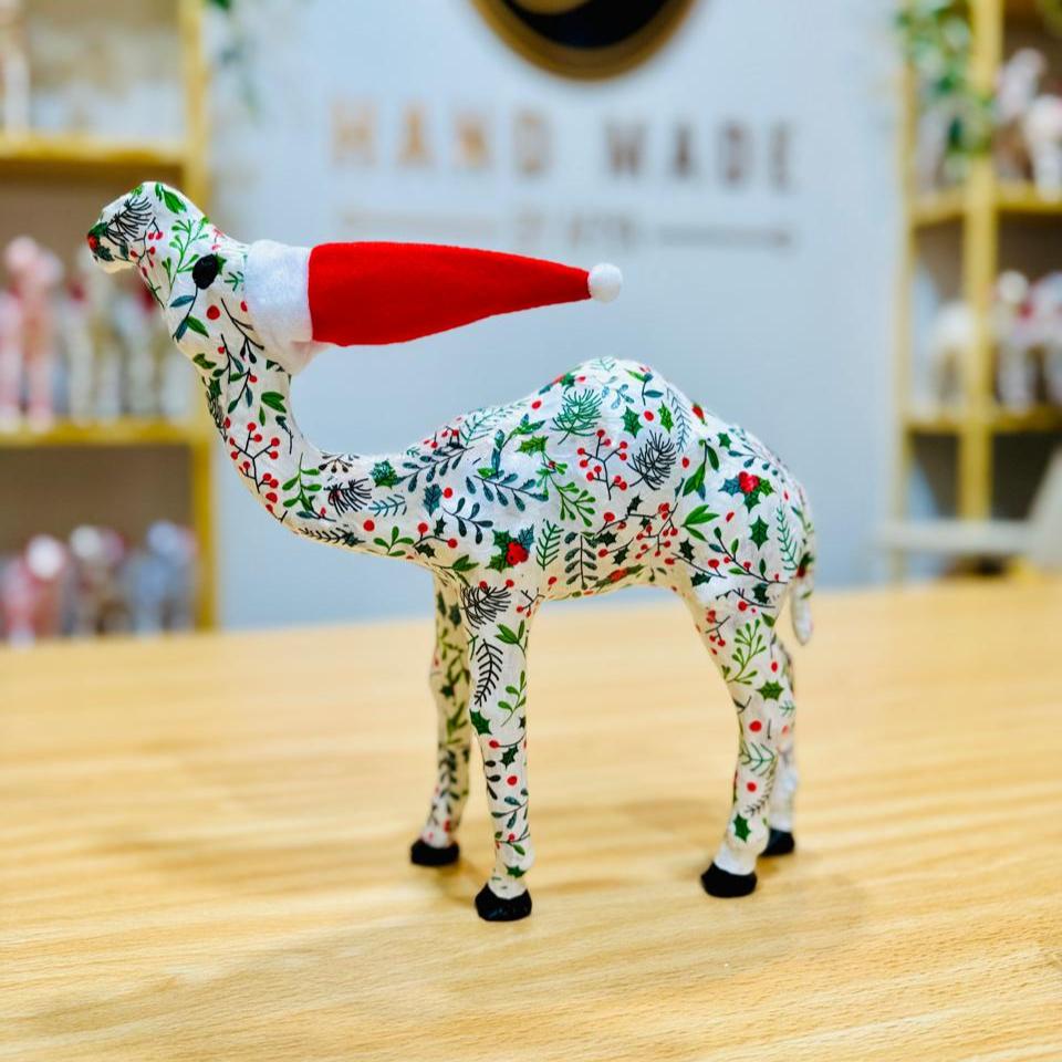 Handmade Camel with Christmas Berries - Christmas Decoration & Gift